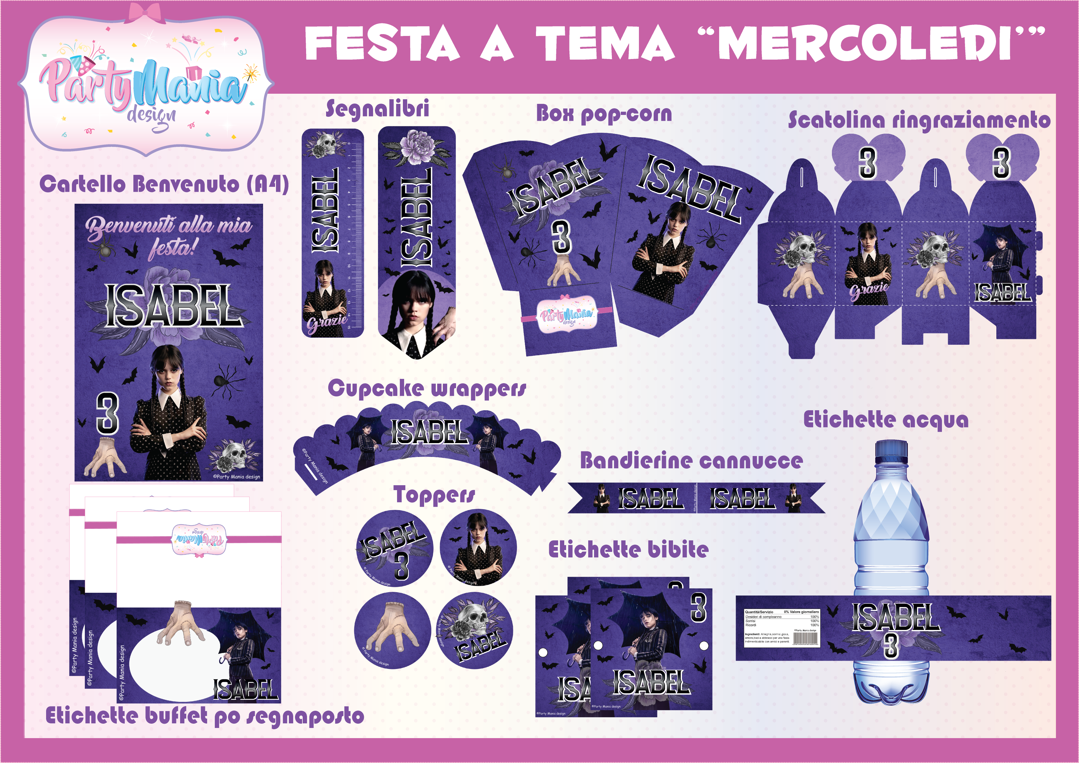 Festa stampabile a tema 